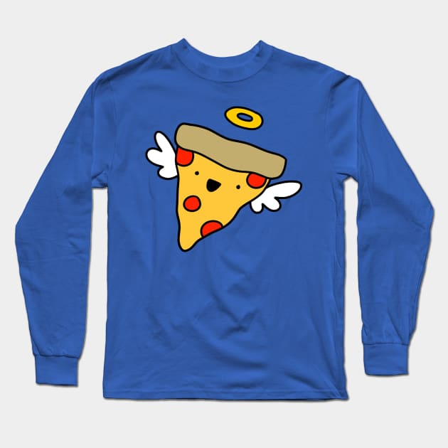 Angel Pizza Slice Long Sleeve T-Shirt by saradaboru